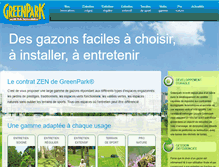 Tablet Screenshot of gazongreenpark.fr